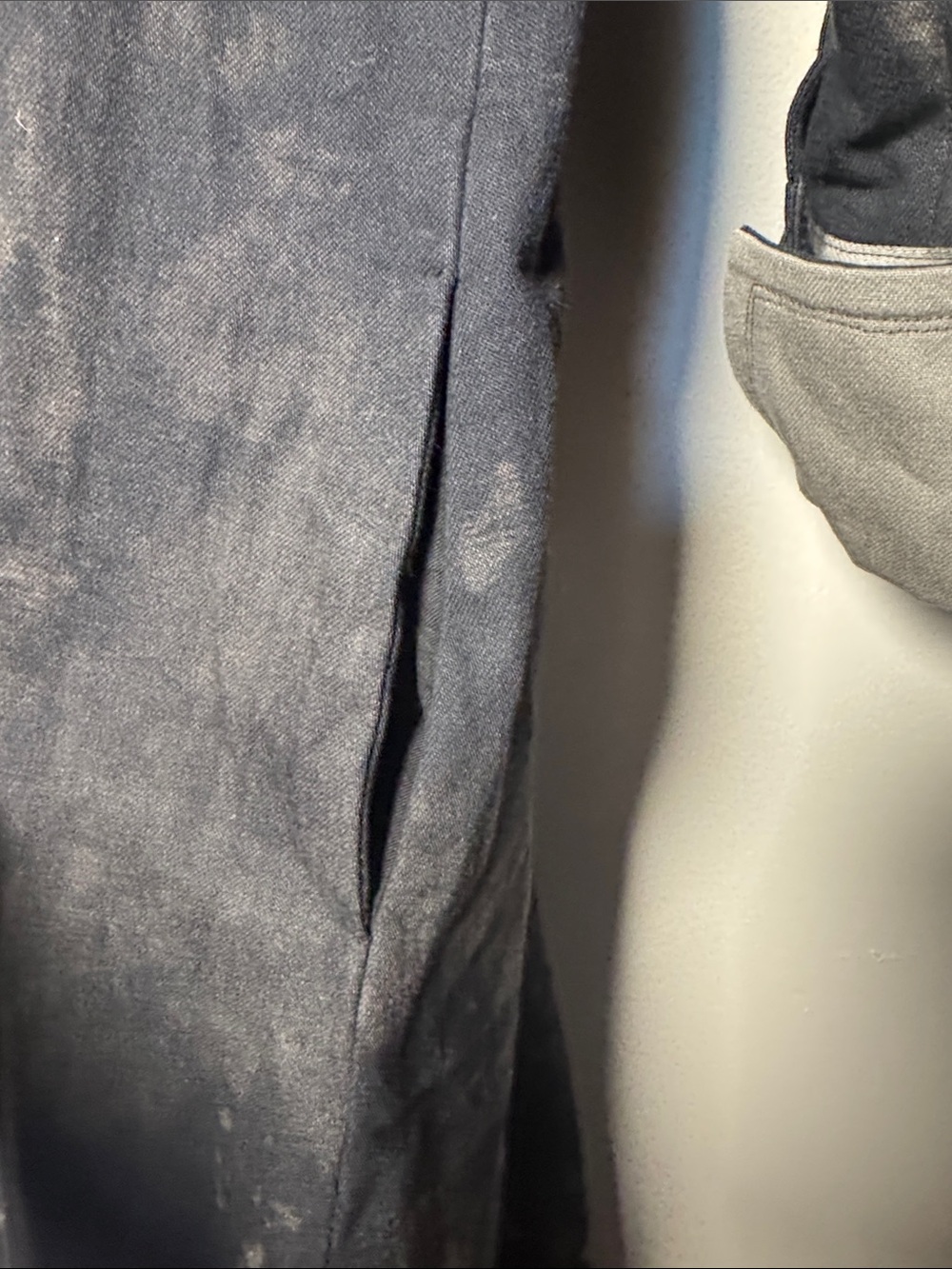 ASEEDONCLÖUD Tea Garden Gown - Duster Coat Fog Forest Denim Japan Cotton RARE S? - Picture 10 of 16